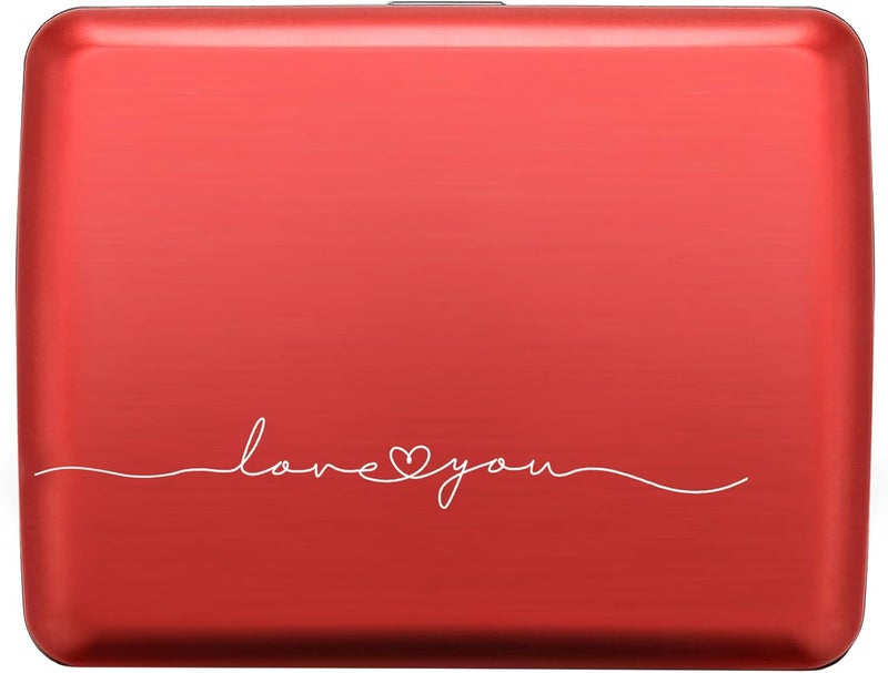 ÖGON -DESIGNS- Aluminum wallet, Large capacity with metal lock, RFID Protection against fraud and demagnetization, Smart Case OSLO Large model - Image 3